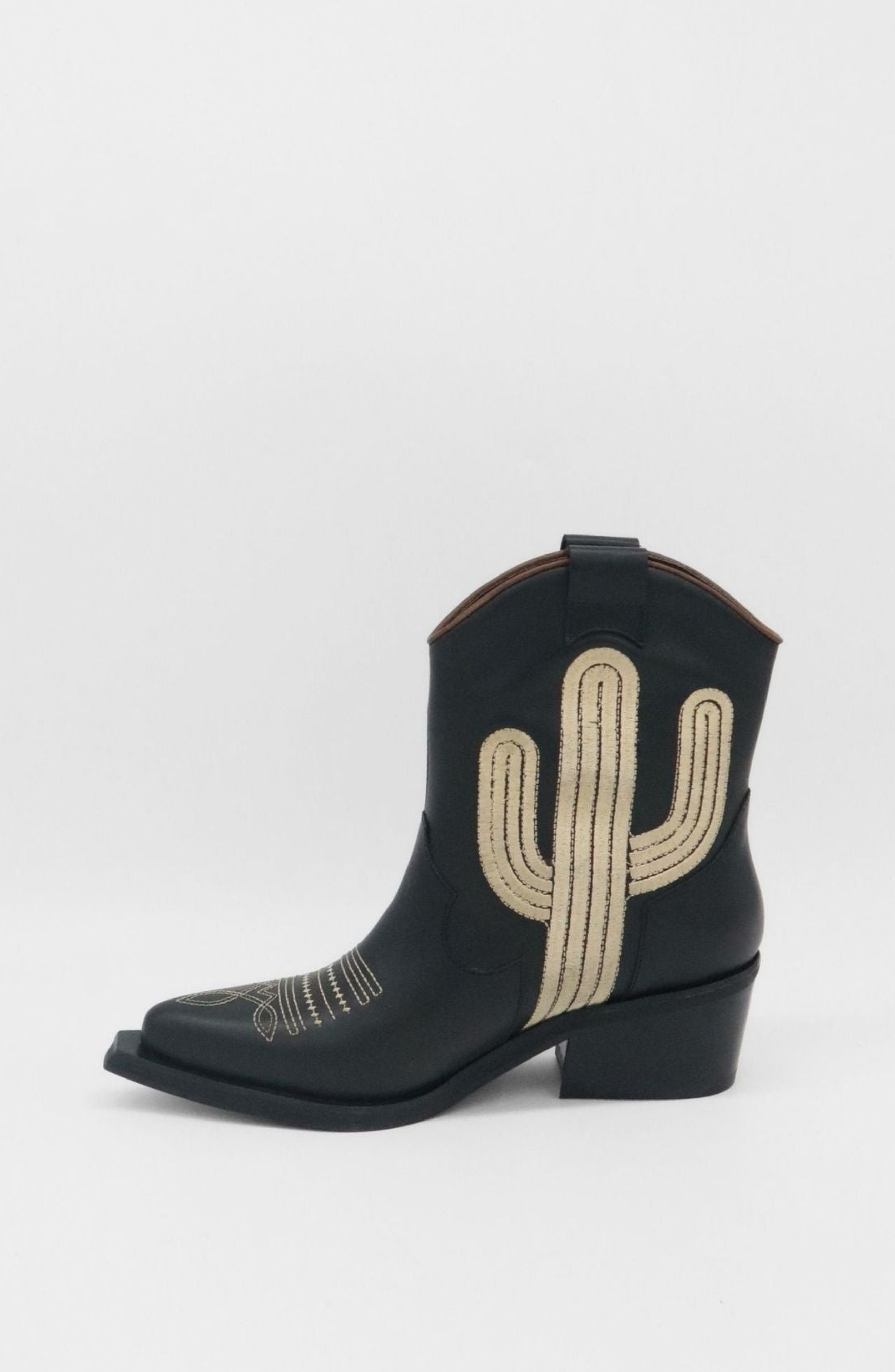 STIVALI NEW YORK Oasis Western Cowboy Boots, Alternate, color, Black