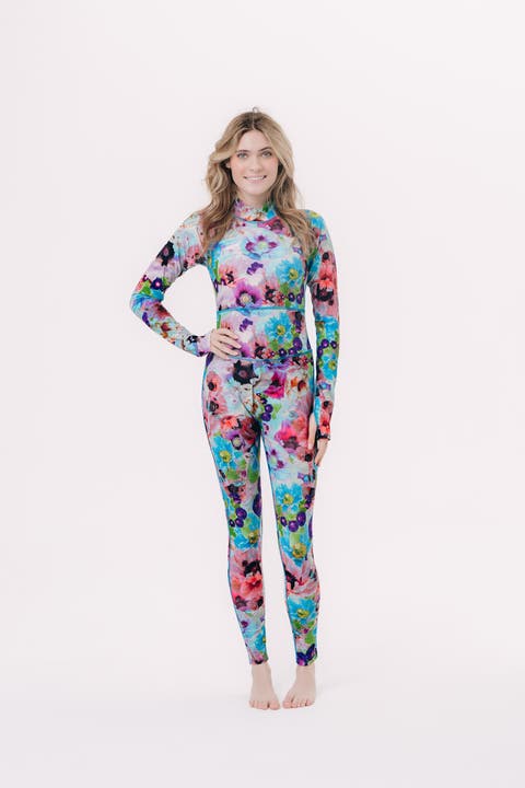 Women's Full-Body One-Piece Swimsuit - UPF 50+