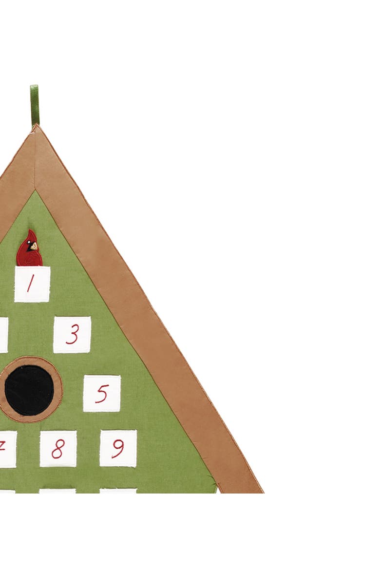 Bird House Calendar, Alternate, color, Green