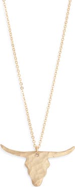 Nashelle Longhorn Pendant Necklace