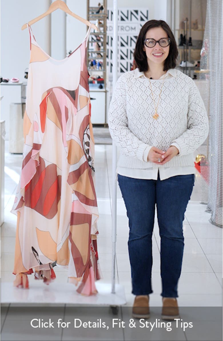 Sasha Ruffle Maxi Dress, sales video thumbnail