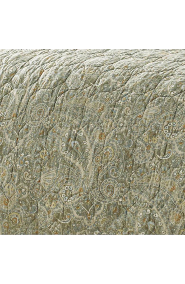 STONE COTTAGE Emilia Reversible Quilt & Sham Set, Alternate, color, Green