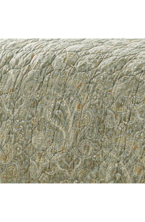 Stone Cottage Emilia Reversible Quilt & Sham Set In Green