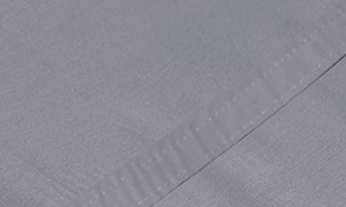 Azores Home 300 Thread Count Cotton Percale Sheet Set In Gray