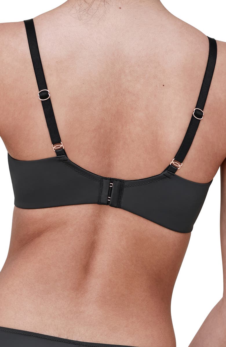 Skarlett Blue Entice Underwire Full Coverage Bra, Alternate, color, Black / Nylon