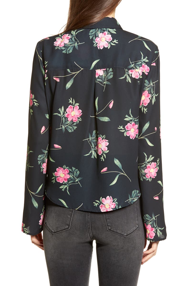 Ten Sixty Sherman Tie Front Shirt, Alternate, color,