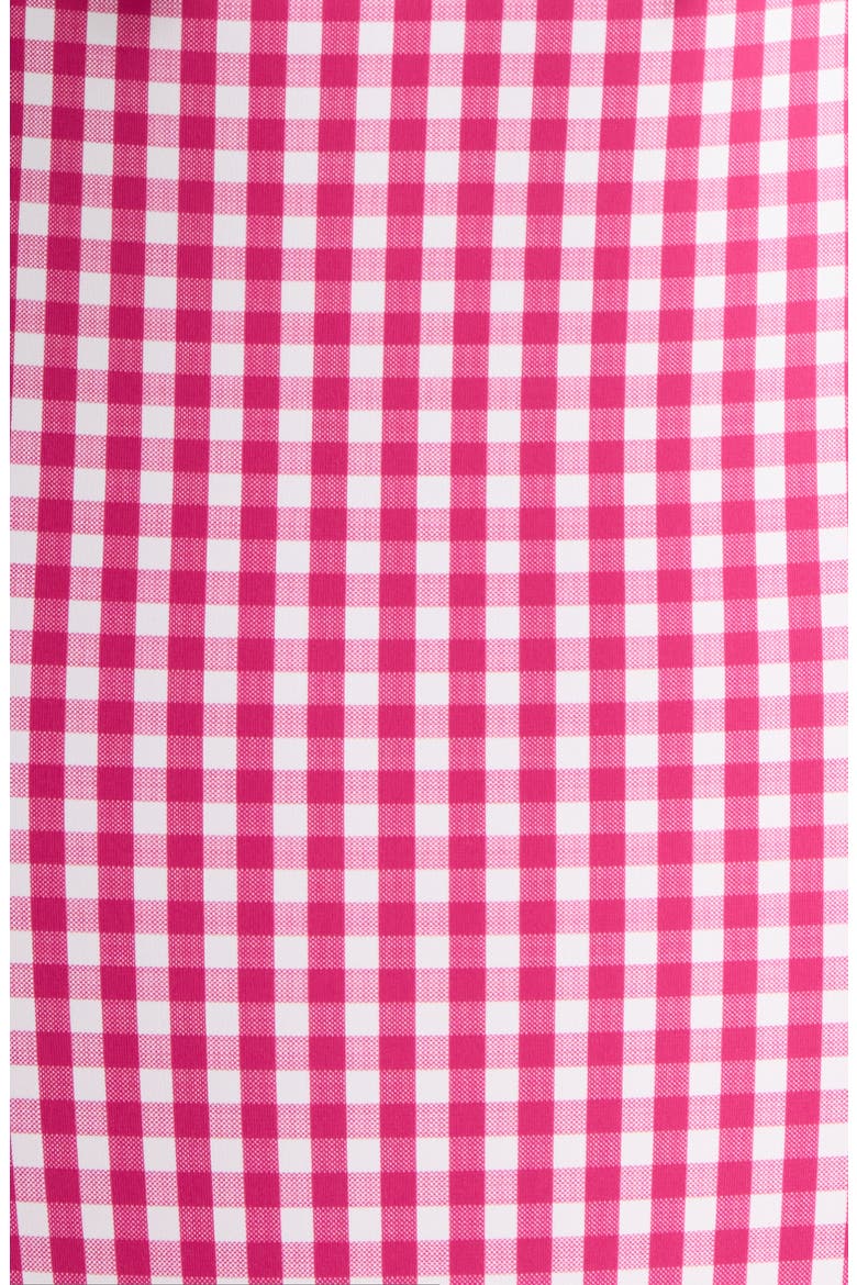 Brigitte Gingham One-Piece Swimsuit, Alternate, color, DRAGON/ FRUIT/ CREAM