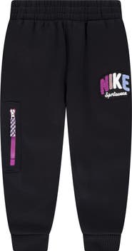 Nike Kids' Bouclé Trim Graphic Joggers
