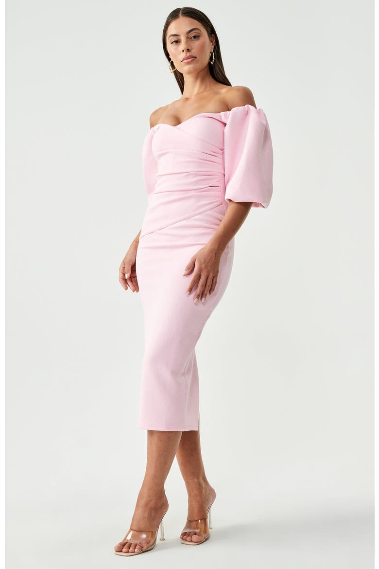 Jessamy Dress, Alternate, color, Pale Pink