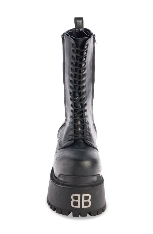 Balenciaga Giant Platform Boot In 1000 Black