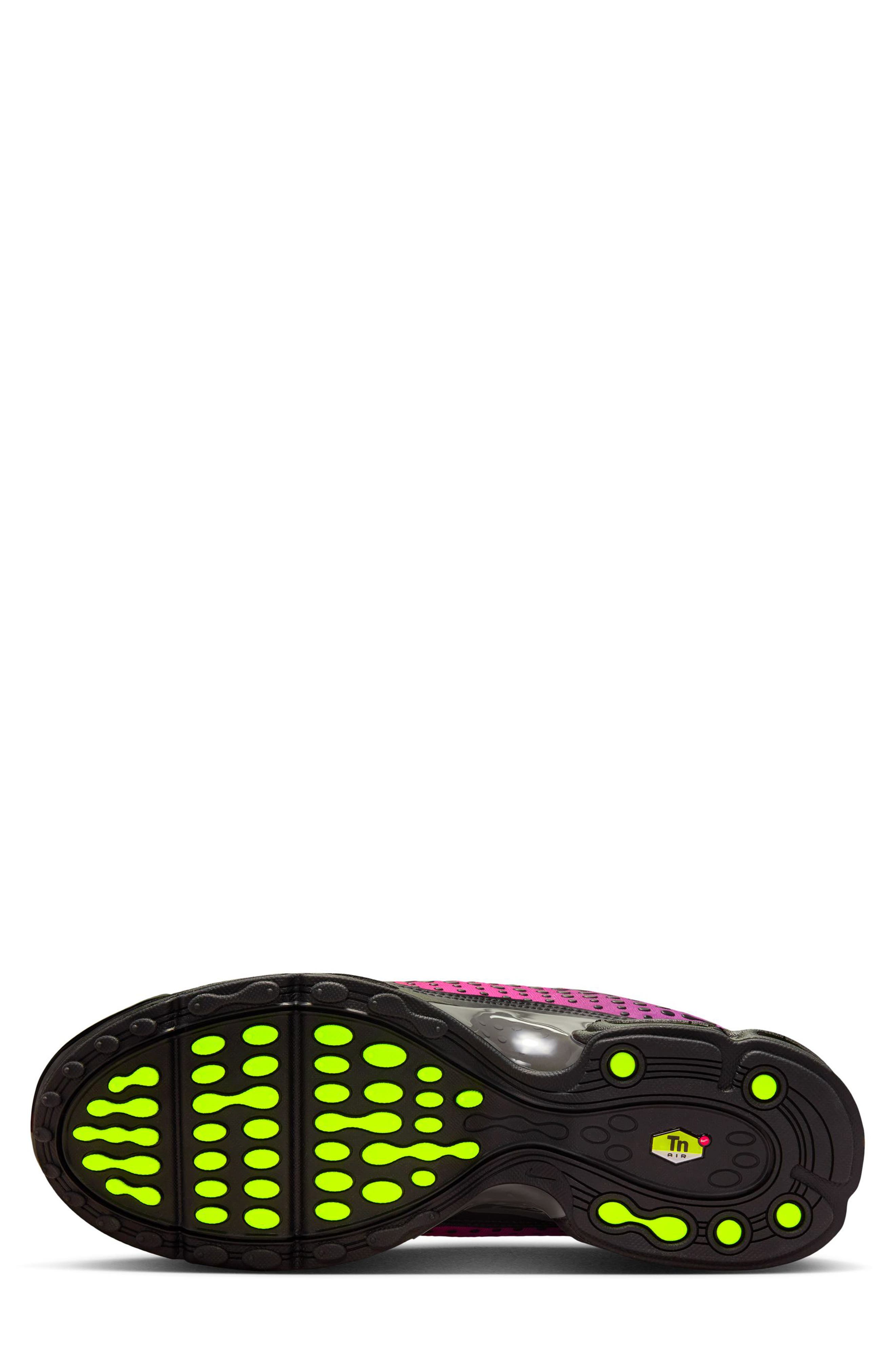Air Max Plus VII Sneaker, Alternate, color, ORANGE/ BLACK/ CACTUS/ VOLT