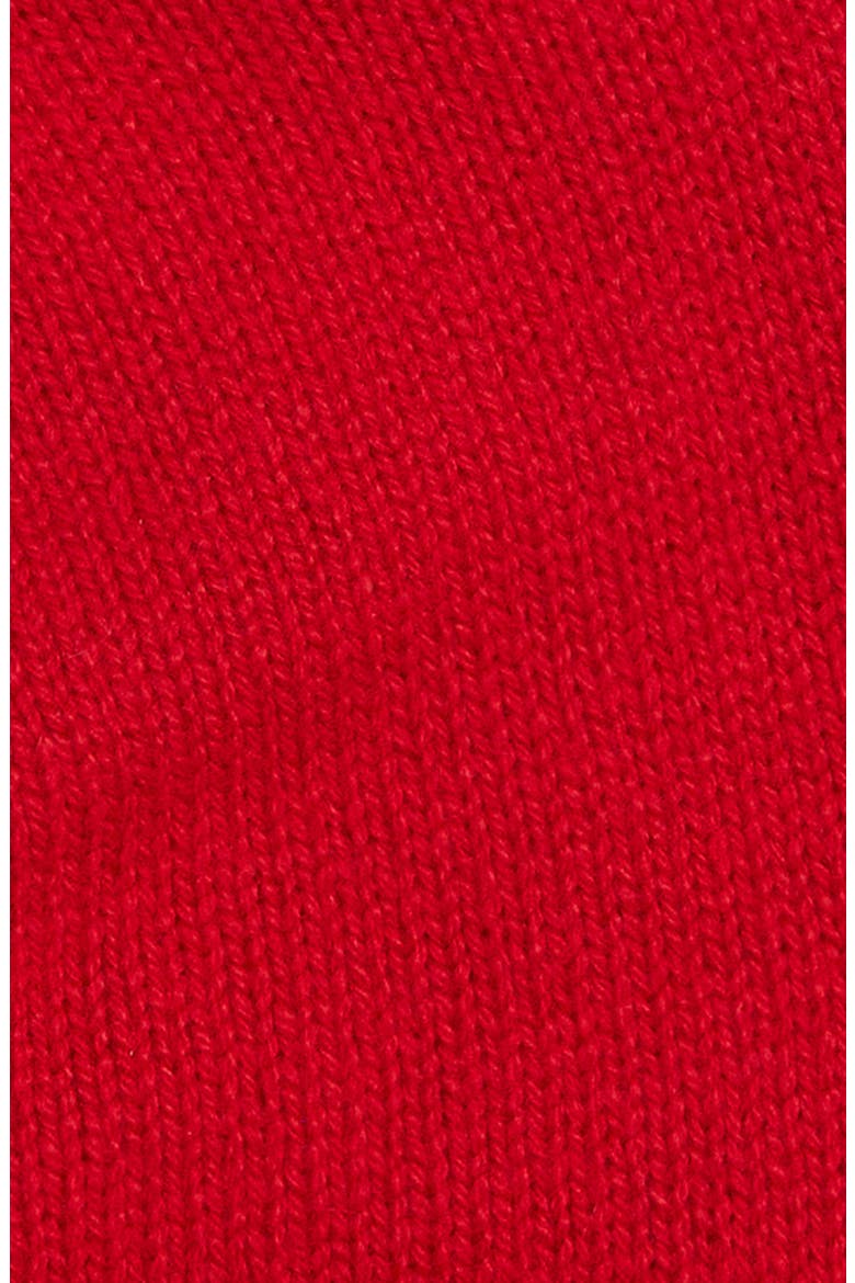 Alexander McQueen Pompom Wool & Cashmere Beanie, Alternate, color, RED