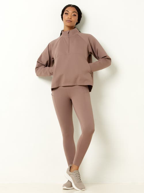 Single Stitch Performance 1/4 Zip Pullover In Neutral