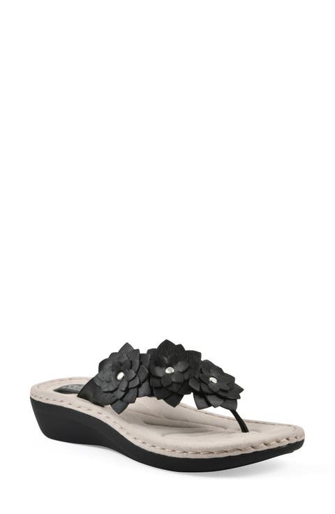 Content Wedge Sandal - Wide Width Available (Women)