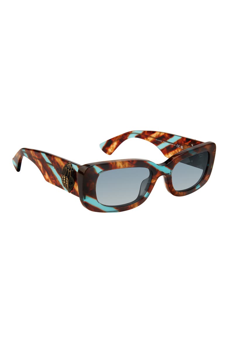 52mm Rectangular Sunglasses, Alternate, color, CURACAO NOVILLA