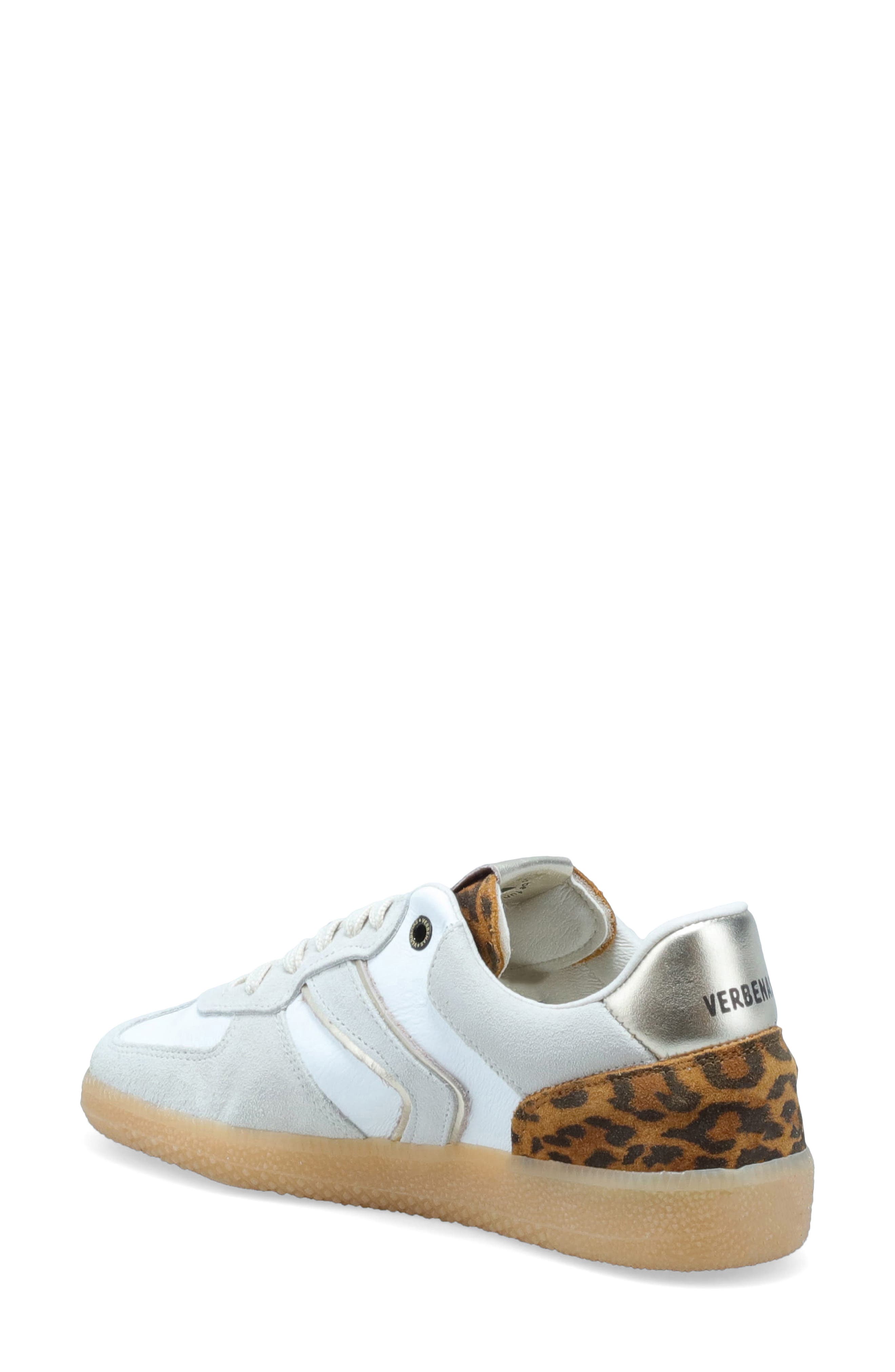 Verbenas Sora Sneaker, Alternate, color, White Leopard