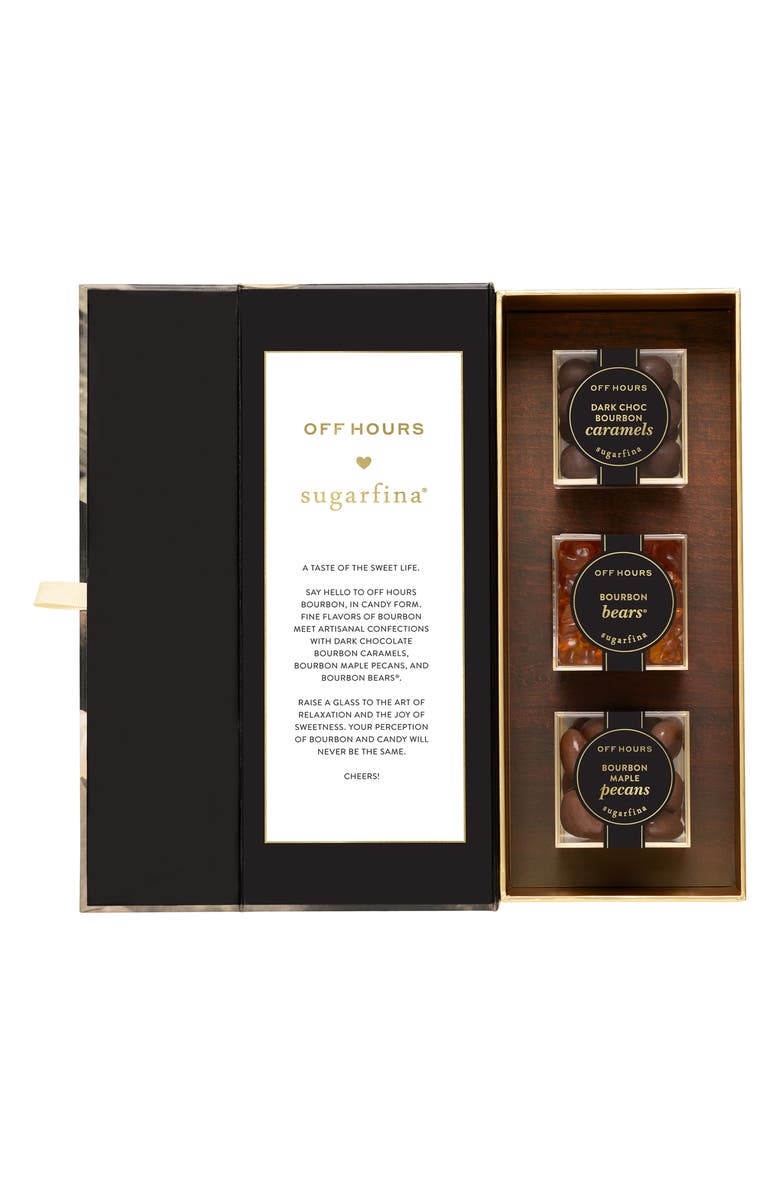 sugarfina The Bourbon Collection Set of 2 Bento Boxes, Alternate, color, Brown