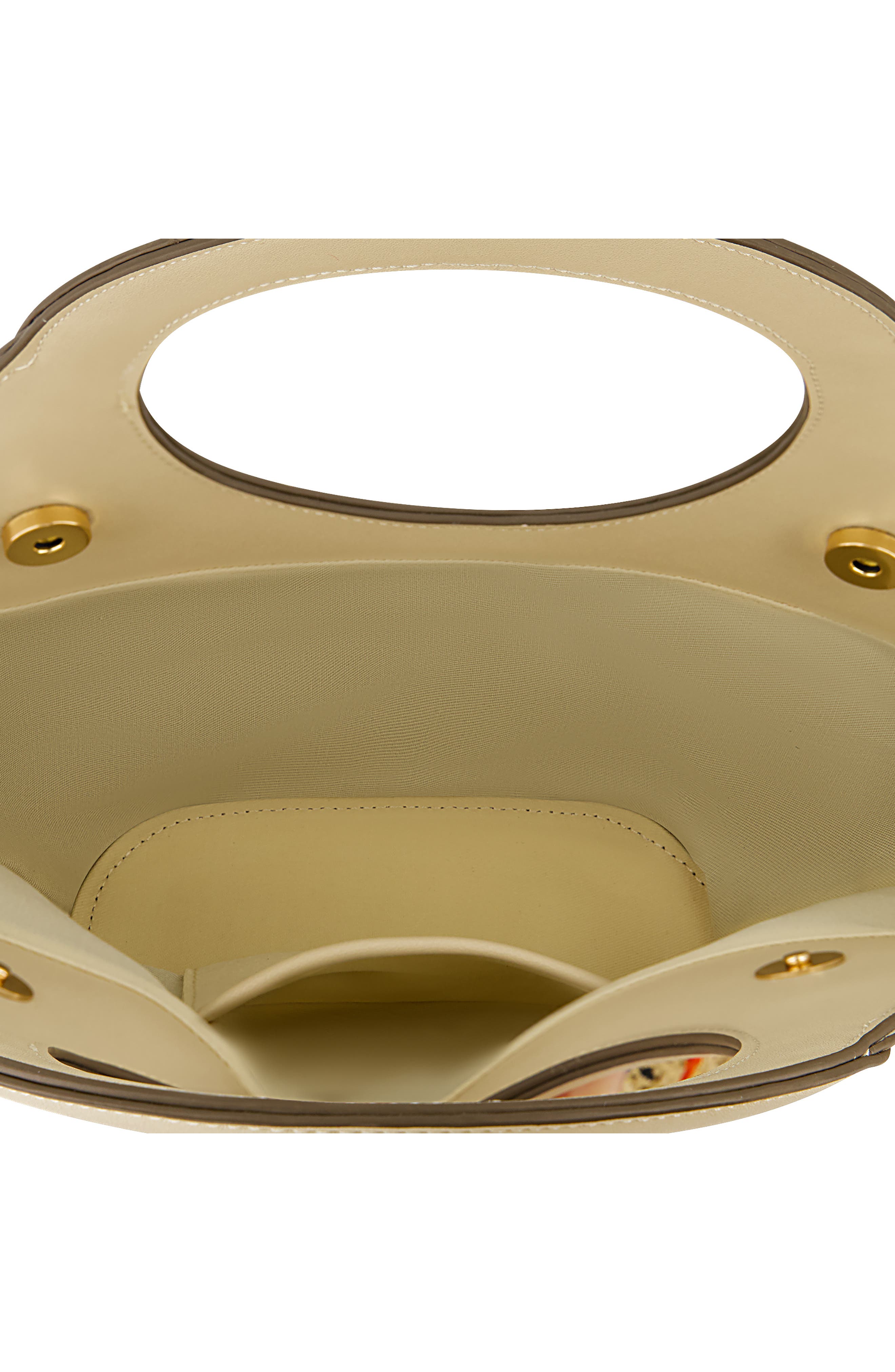 Tommy Bahama Flamingo Embroidered Woven Tote Bag, Alternate, color, Cream