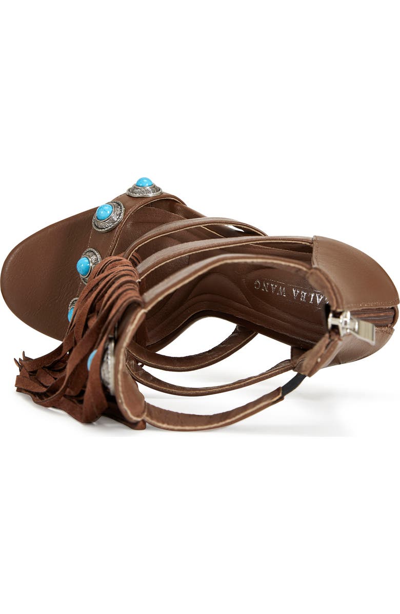 AZALEA WANG Sumac Sandal, Alternate, color, Brown