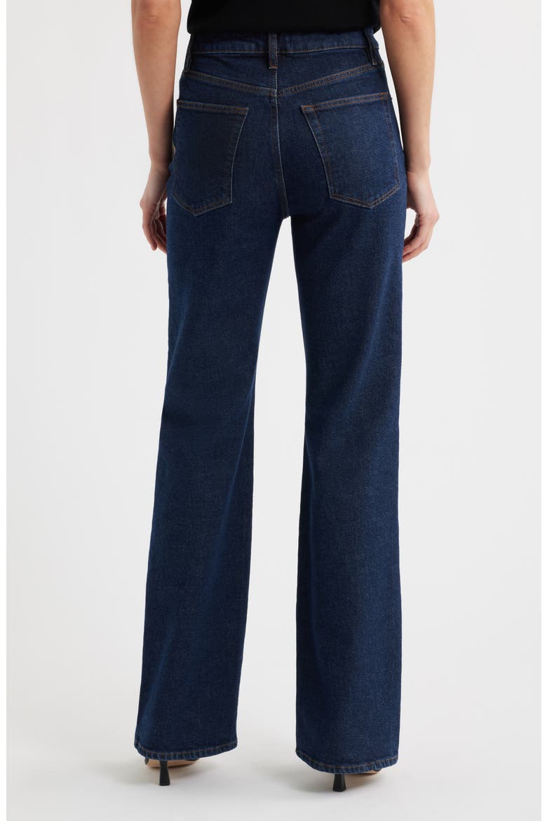 The Arrow High Waist Relaxed Bootcut Jeans, Alternate, color, TABOO