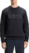 BOSS Salbo Tonal Logo Crewneck Sweatshirt