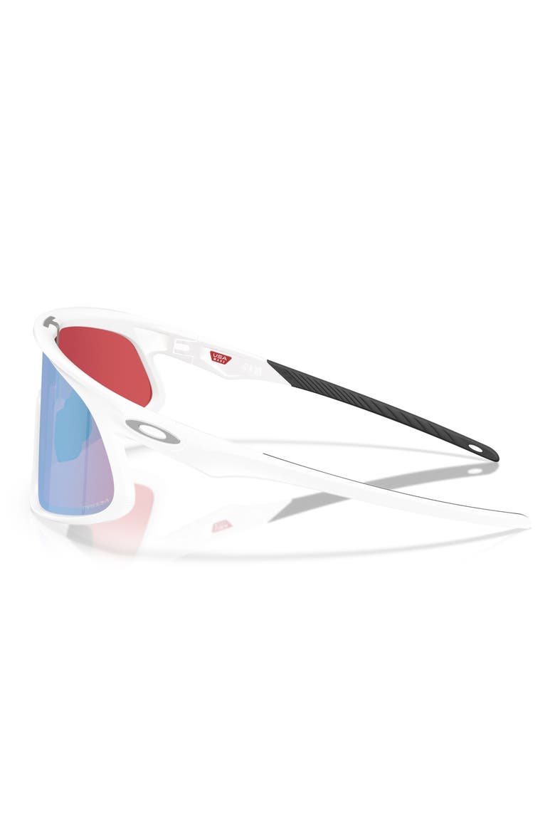 RSLV 149mm Prizm Polarized Shield Sunglasses, Alternate, color, BLUE WHITE