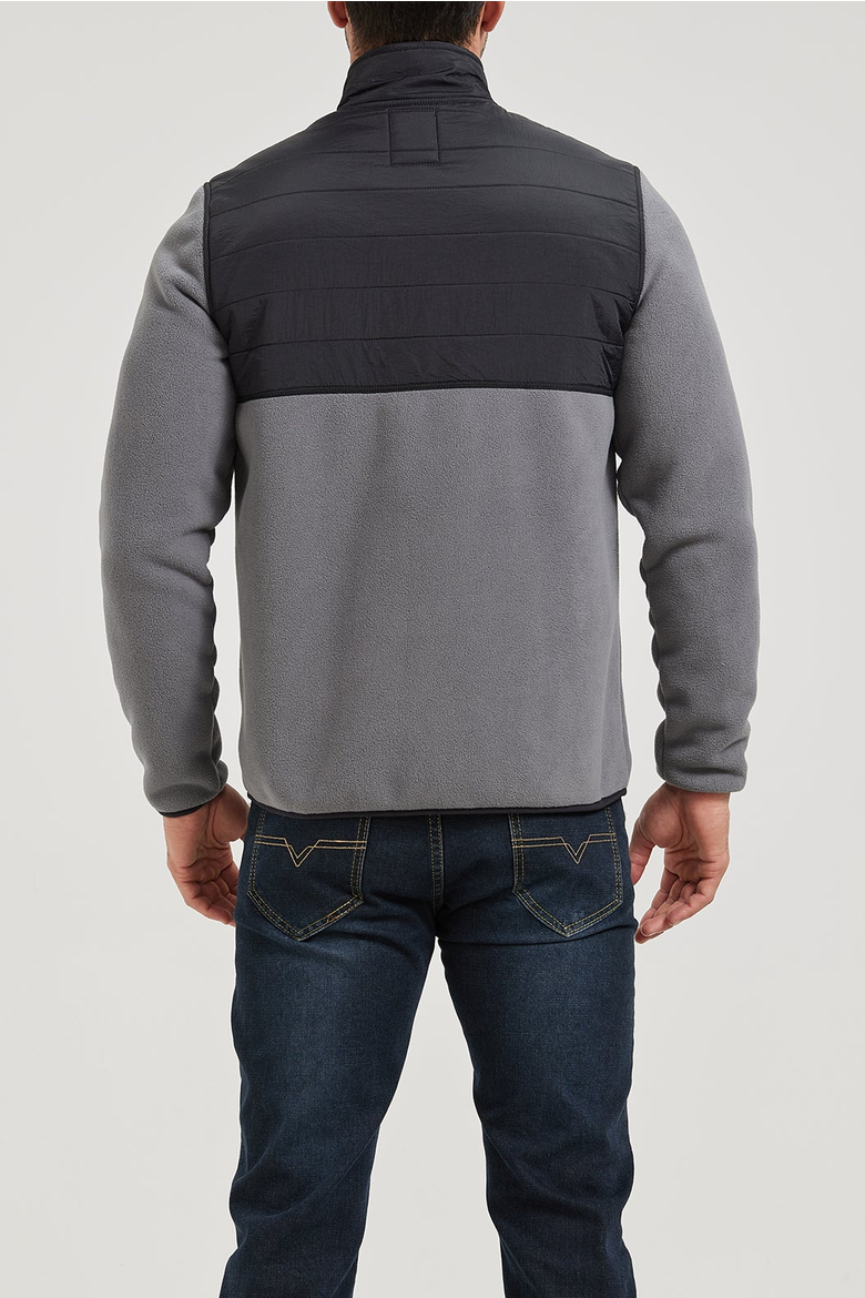 Micro Bonded Fleece Jacket, Alternate, color, Quiet Shade