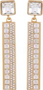 T Tahari Crystal Drop Earrings