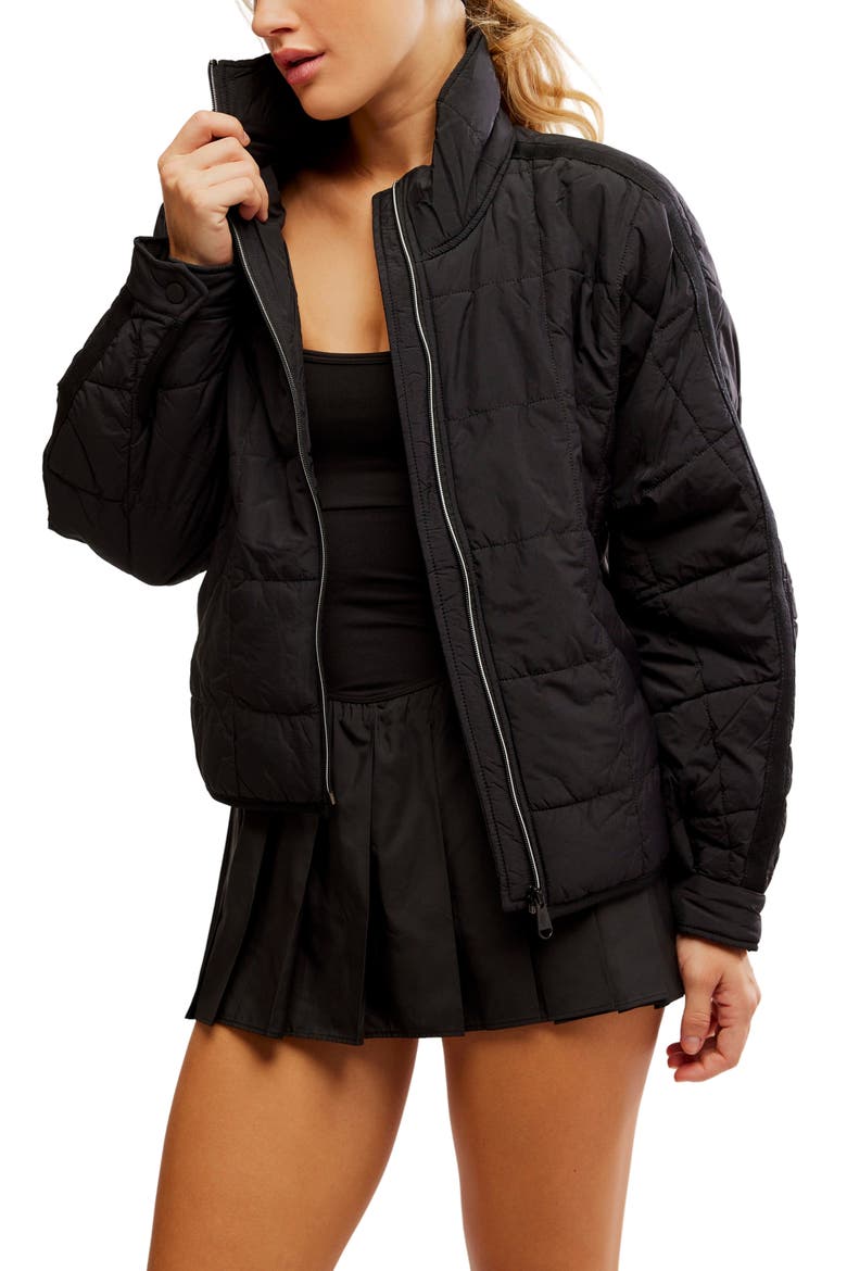 FP Movement Pippa Packable Puffer Jacket, Main, color, BLACK