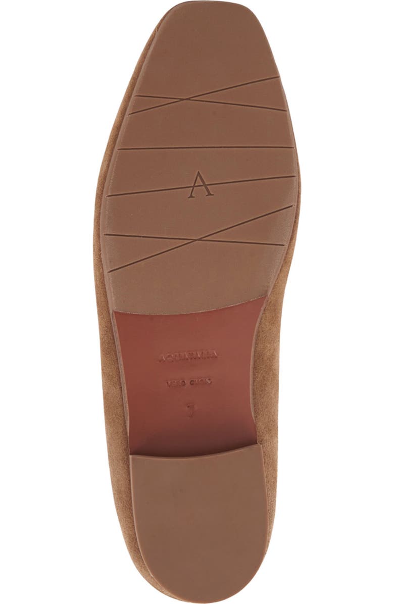 Aquatalia Rosabella Faux Fur Lined Weatherproof Leather Mule, Alternate, color, Champagne