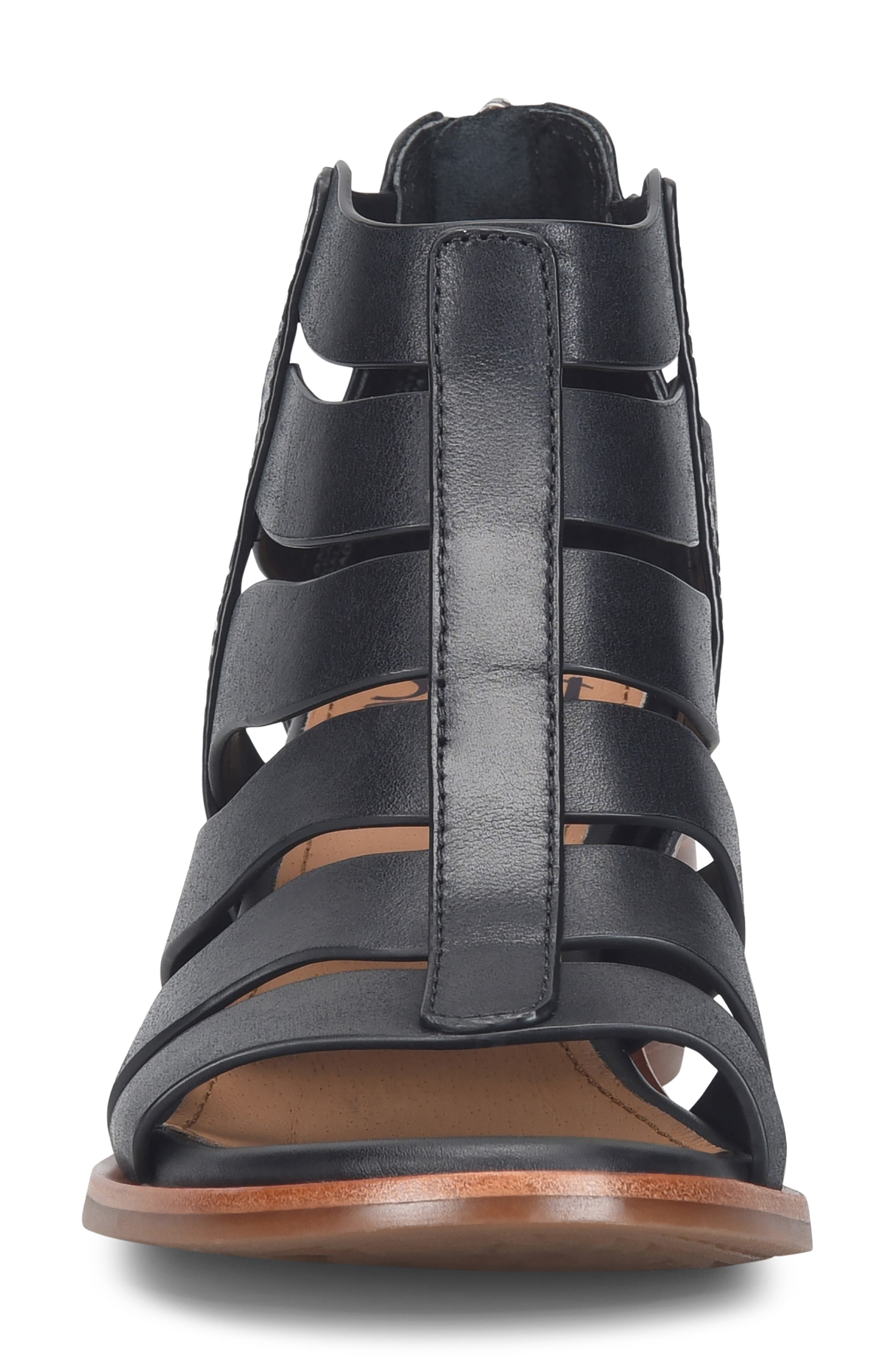 Söfft Carmen Strappy Sandal, Alternate, color, Black