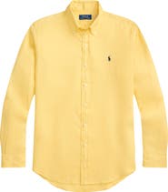 Polo Ralph Lauren Classic Fit Linen Button-Down Shirt