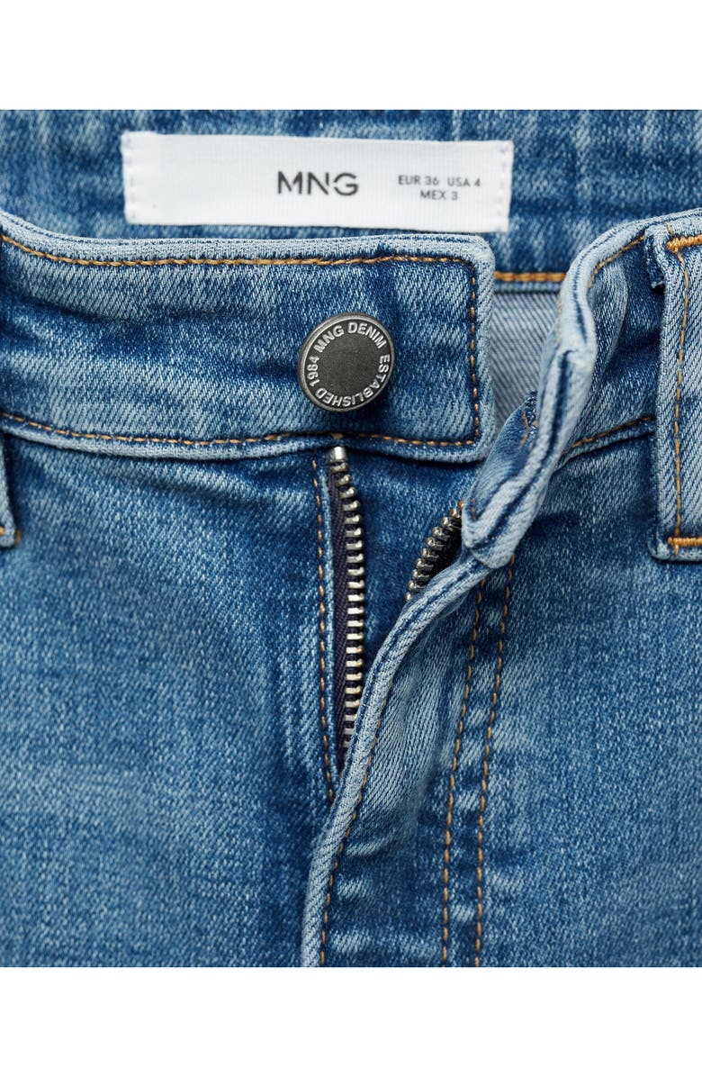 MANGO Newisa Mid Rise Skinny Jeans, Alternate, color, Medium Blue