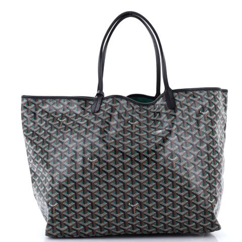 Saint Louis Tote Claire Voie Coated Canvas GM