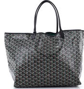 Pre-Owned Goyard Saint Louis Tote Claire Voie Coated Canvas GM