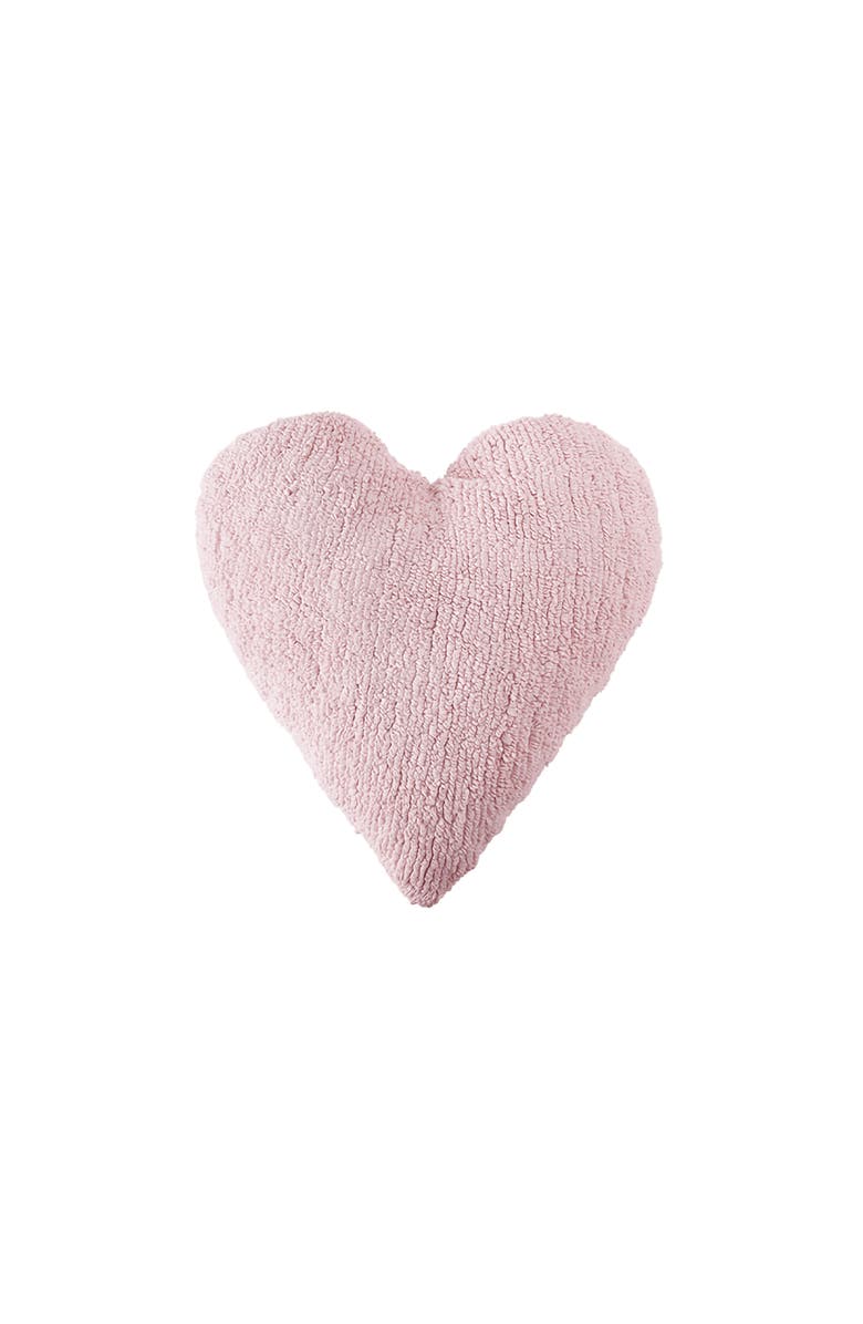 Lorena Canals Cushion Heart Pink, Main, color, Light Pink