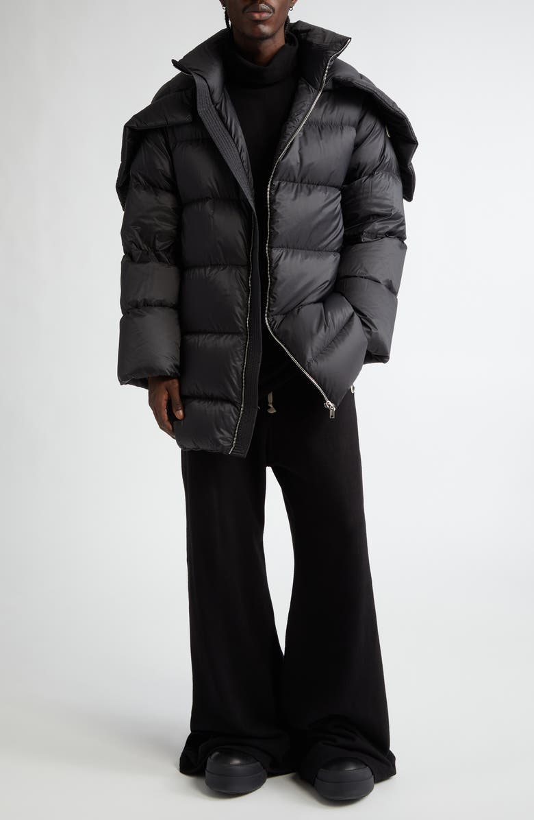 x Rick Owens Cyclopic Long Down Coat