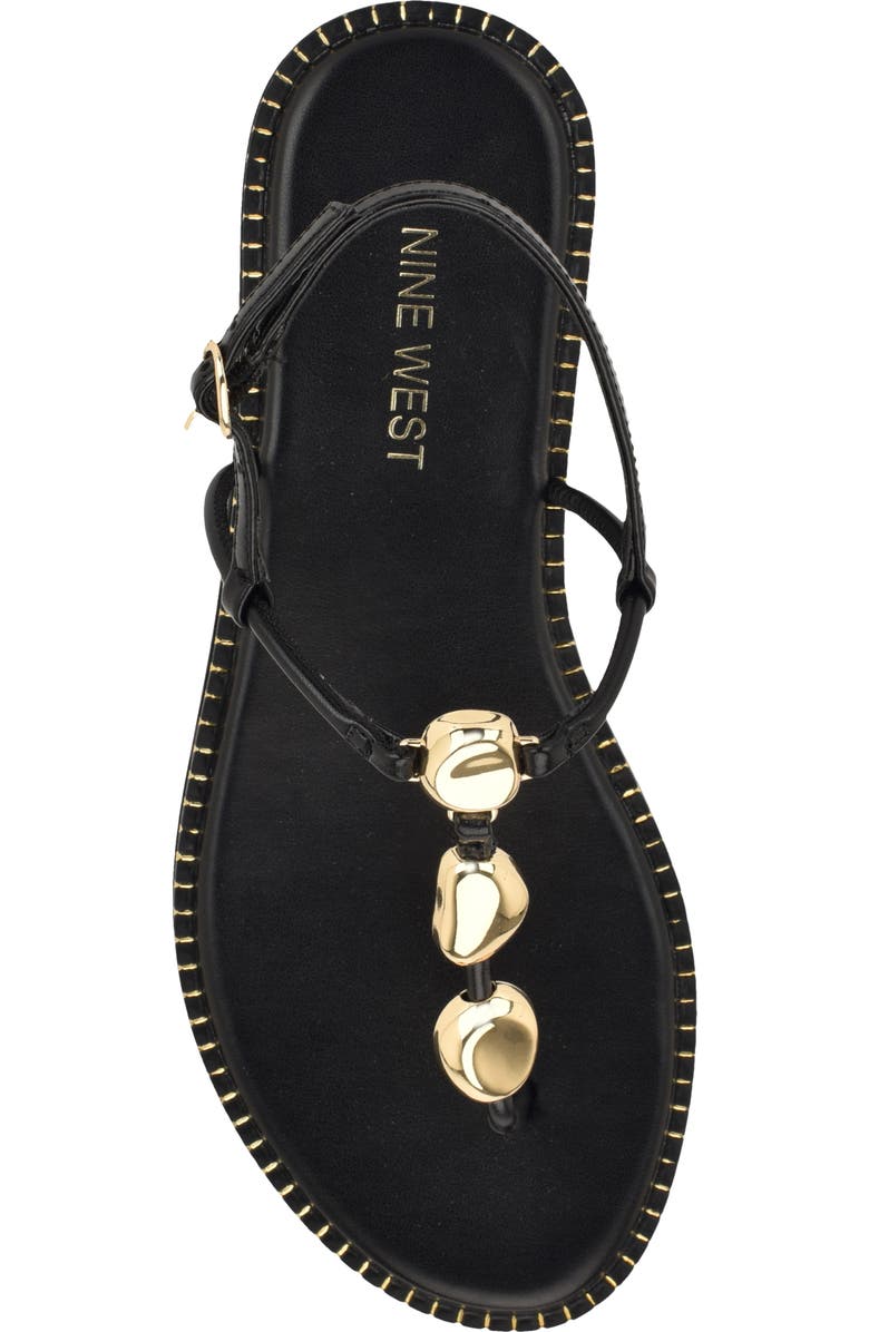 Nine West Derika T-Strap Sandal, Alternate, color,