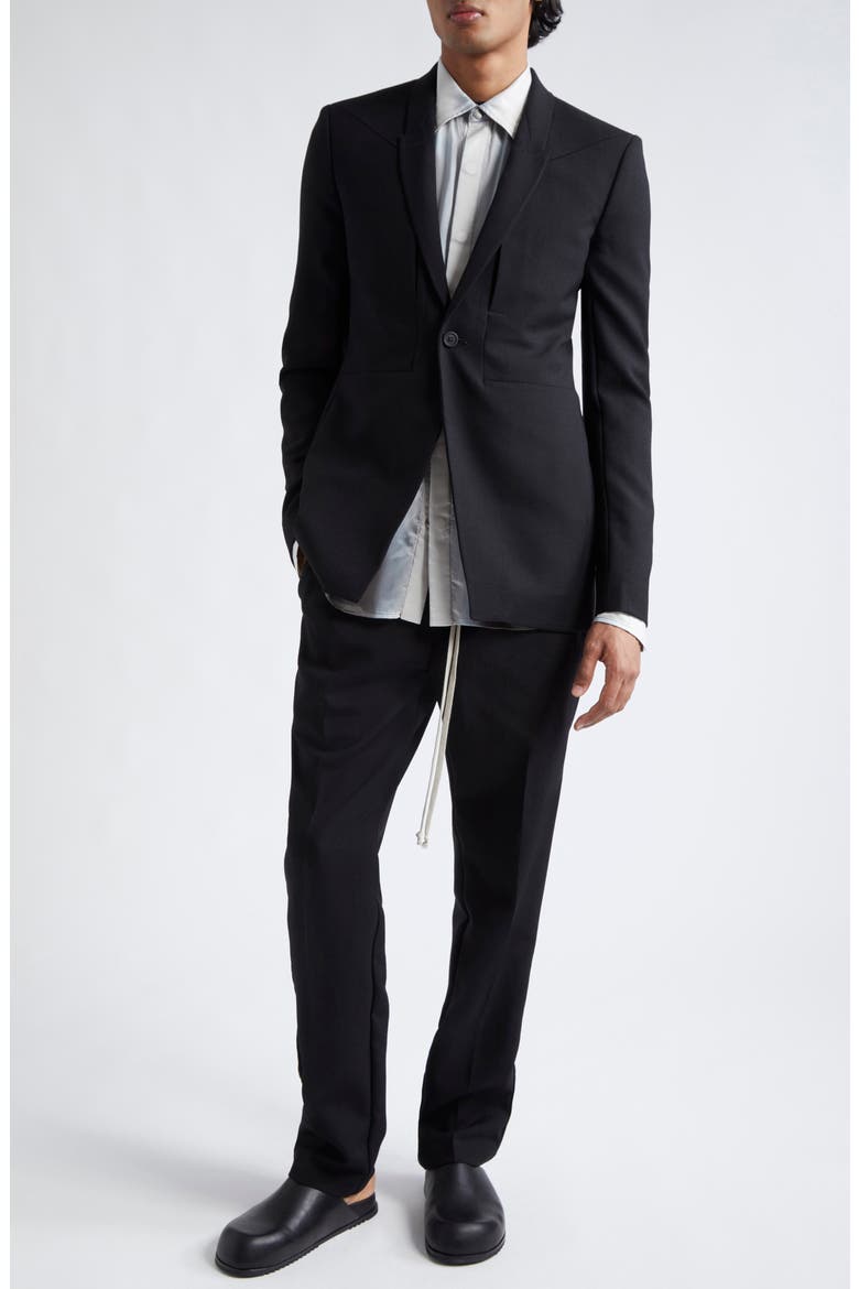Fogpocket Wool Sport Coat, Alternate, color, BLACK