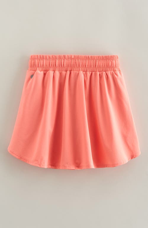 Zella Girl Kids' Fly Away High Waist Skort In Orange