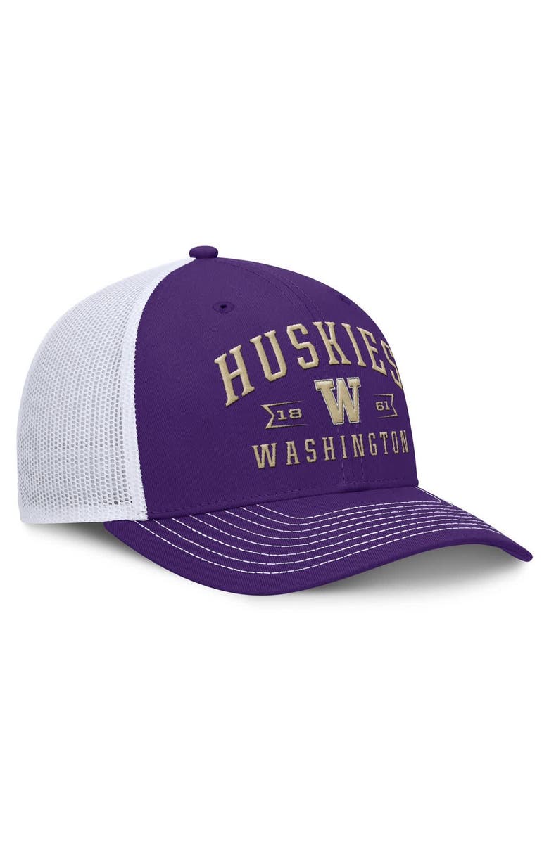 TOP OF THE WORLD Men's Top of the World Purple Washington Huskies Carson Trucker Adjustable Hat, Alternate, color, 