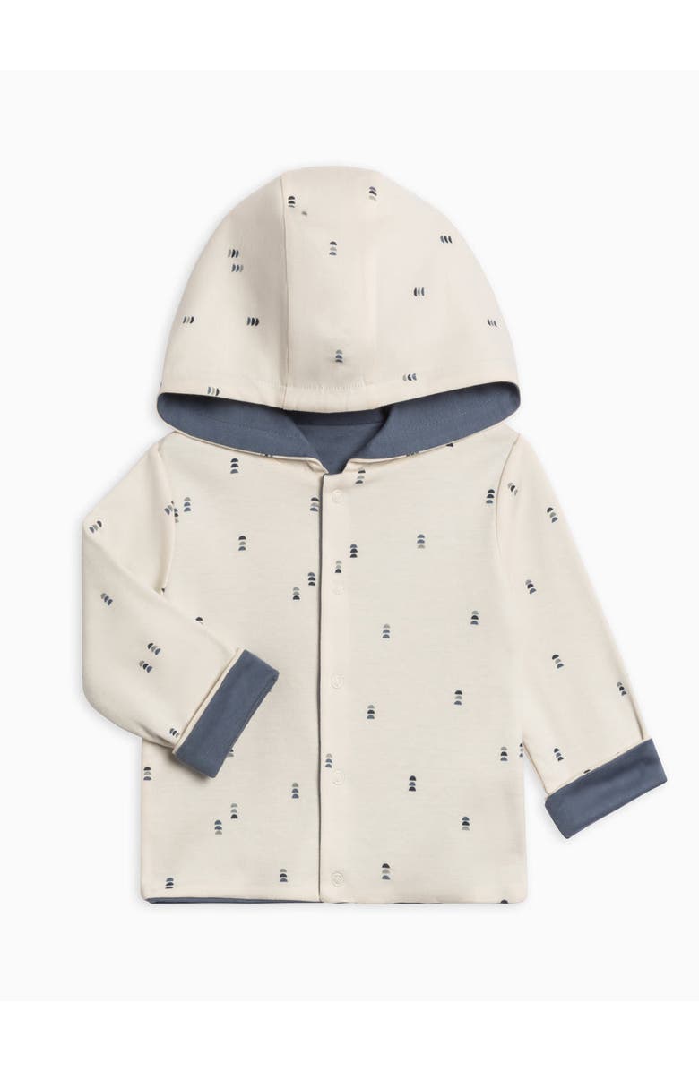 Colored Organics Organic Cotton Taylor Reversible Jacket, Main, color, Bent / Denim