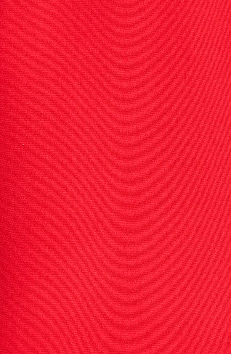 Valentino Garavani Cady Logo Chain Silk Blouse, Alternate, color, 