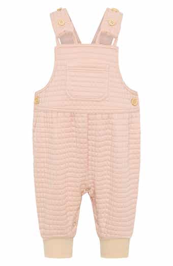 TINY TRIBE Waffle Knit Overalls