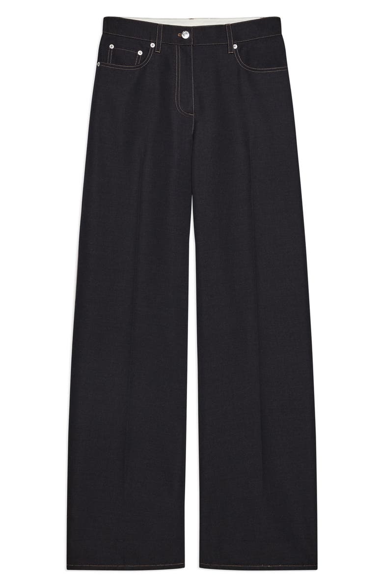 Helmut Lang Relaxed Bootcut Jeans, Alternate, color, Navy Melange