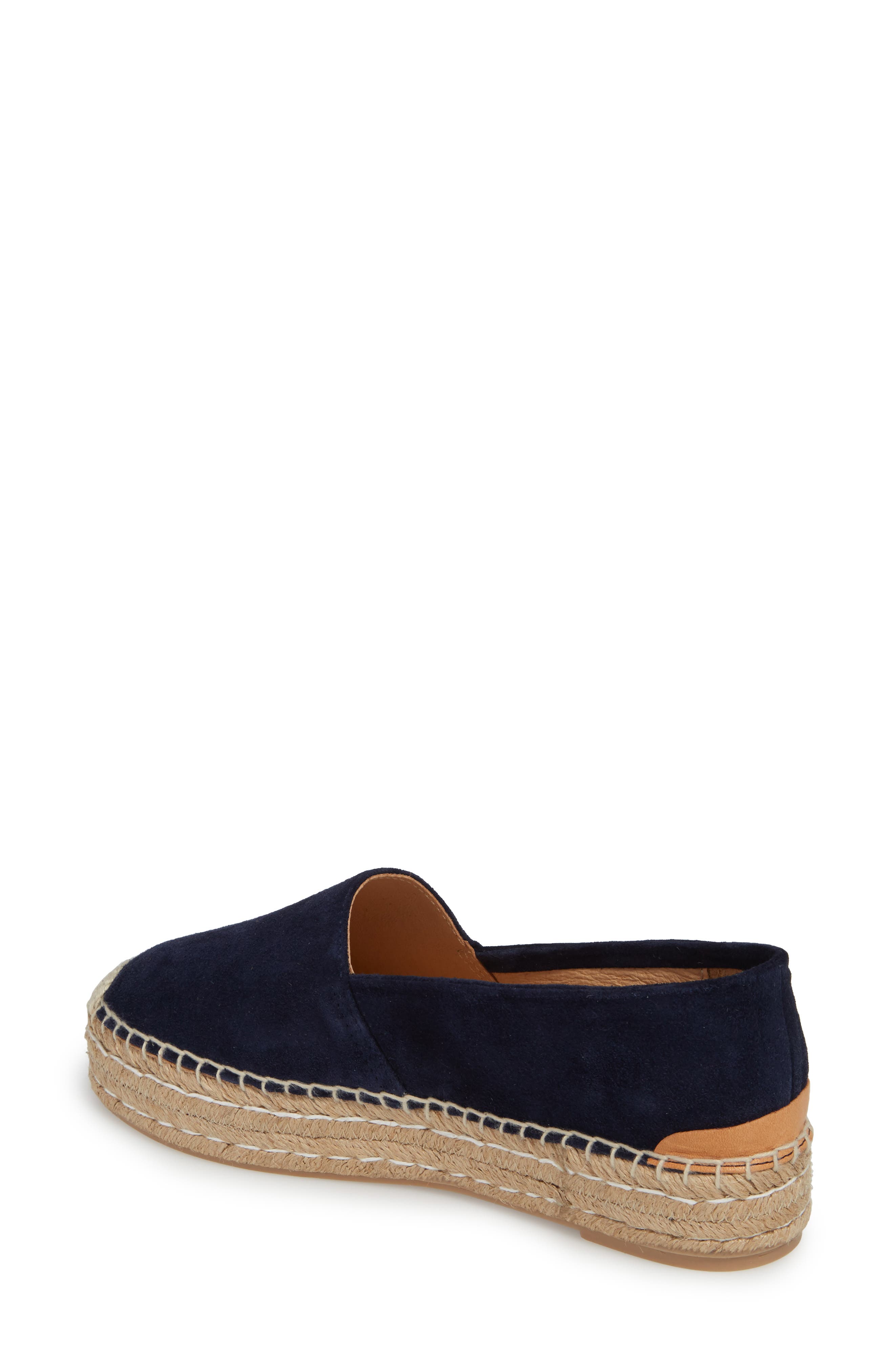 Abigail Espadrille Slip-On, Alternate, color, NAVY LEATHER