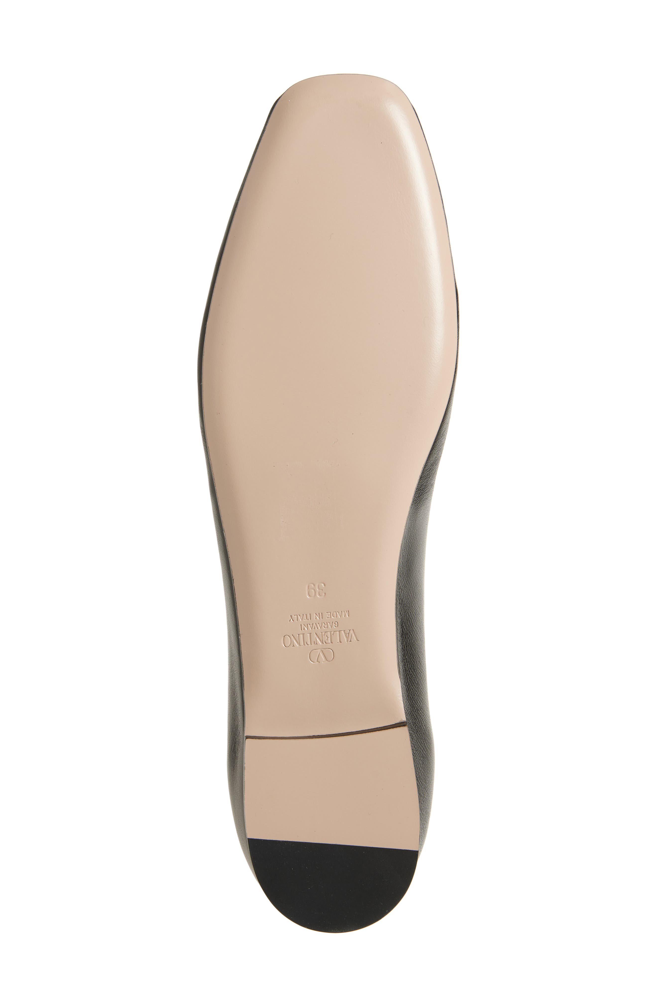 Valentino Garavani VLOGO Ballerina Flat, Alternate, color, 