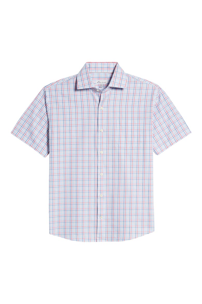 Table Rock Regular Fit Check Short Sleeve Button-Up Shirt, Alternate, color, RED GINGER