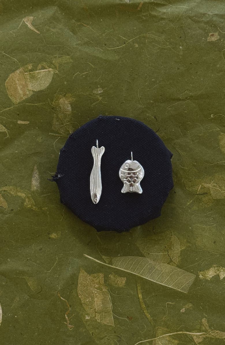 Joiana Jewelry Sardine Charm, Alternate, color, Silver