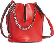 McQueen Alexander McQueen Leather Bucket Bag